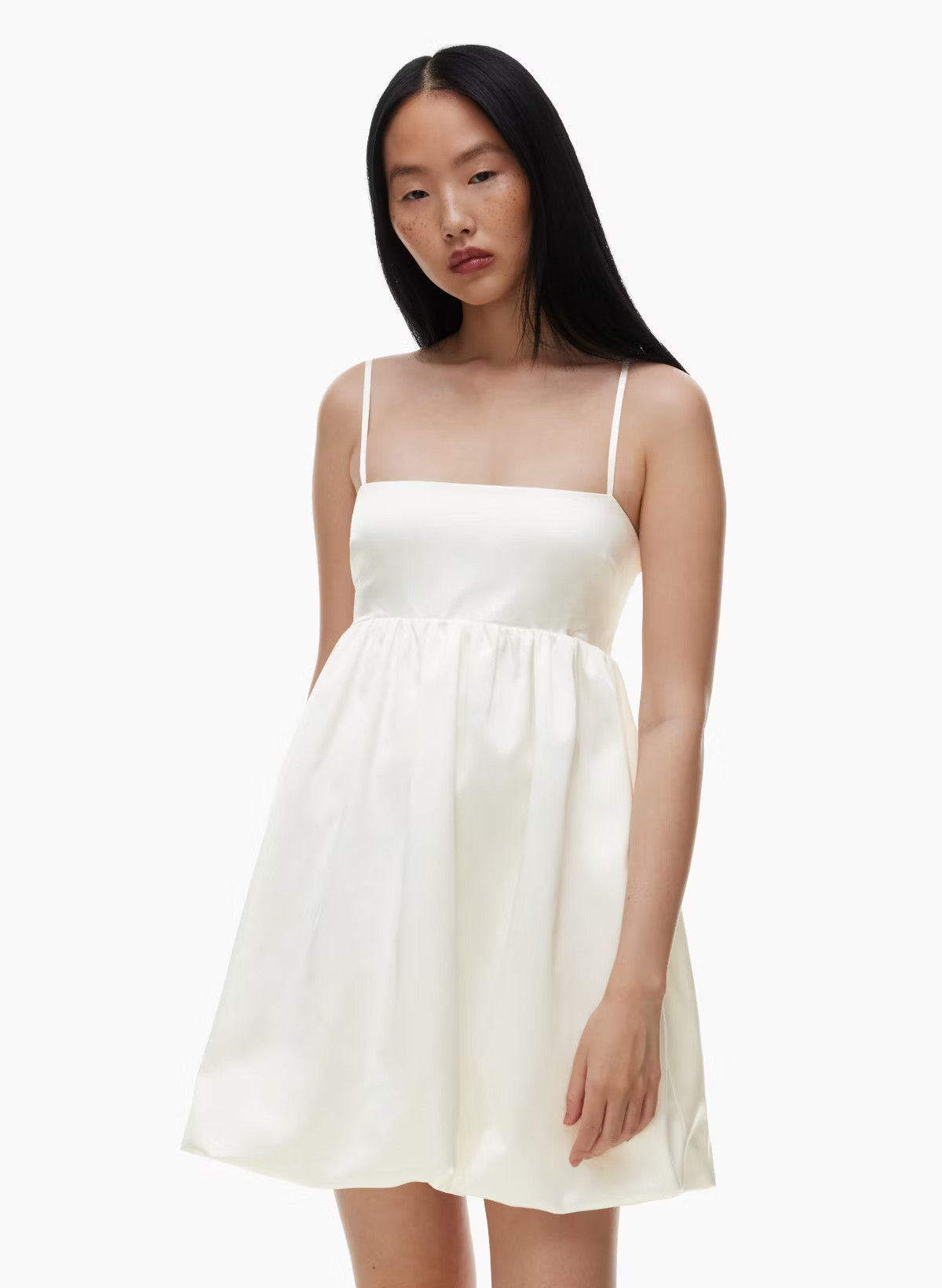 ELIO SATIN DRESS | Aritzia