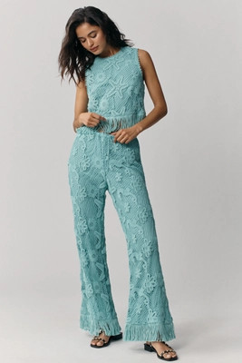 Saylor Norrine Fringe Pant | Anthropologie (US)