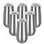 6 Pack Stemless Double Insulated Champagne Flute Tumbler with Lid, 6 Oz Unbreakable Reusable Cock... | Amazon (US)