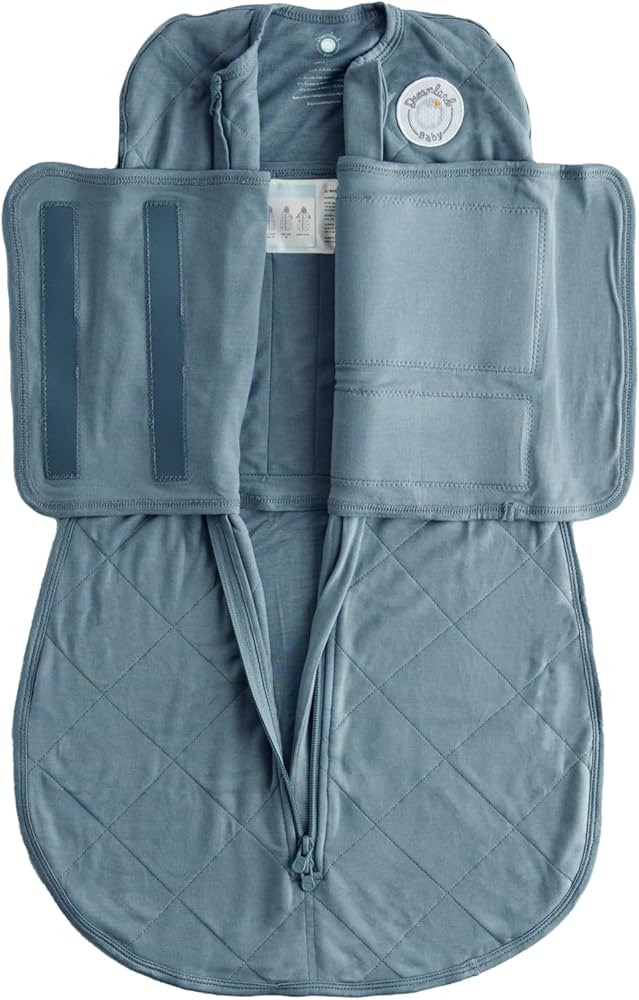 DREAMLAND BABY Bamboo Viscose Swaddle Sleep Sack (0-6 Months). Ultra Soft Swaddle Blanket w/Built... | Amazon (US)