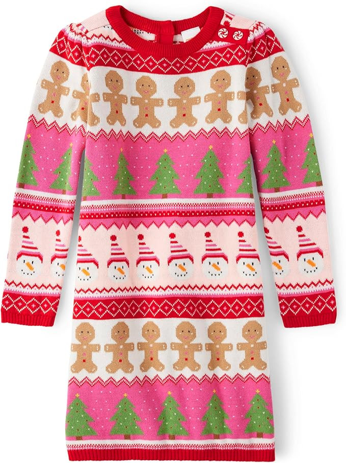 Amazon.com: Gymboree Girls' and Toddler Long Sleeve Sweater Dresses : Clothing, Shoes & Jewelry | Amazon (US)