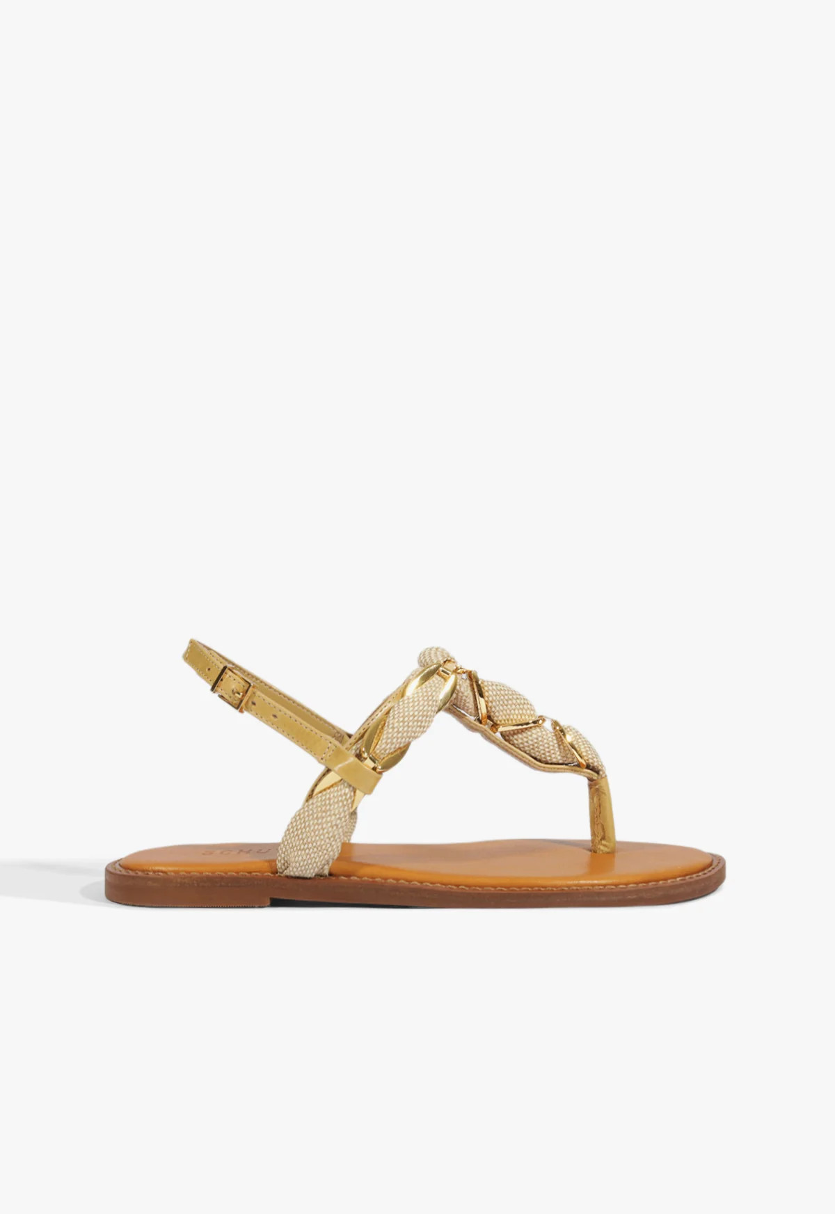 Camellia Brown Flat Sandal | Schutz (US)