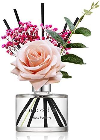 Cocodor Rose Flower Reed Diffuser/Rose Perfume / 6.7oz(200ml) / 1 Pack/Reed Diffuser Set, Oil Dif... | Amazon (US)