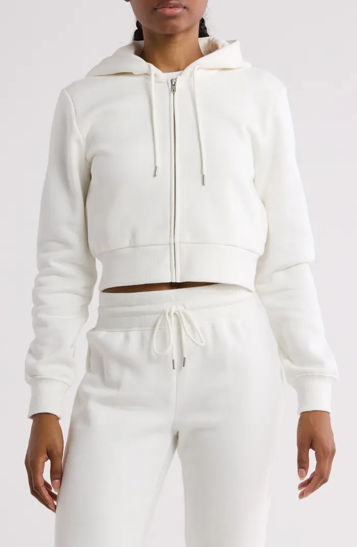 Full Zip Crop Hoodie | Nordstrom Rack