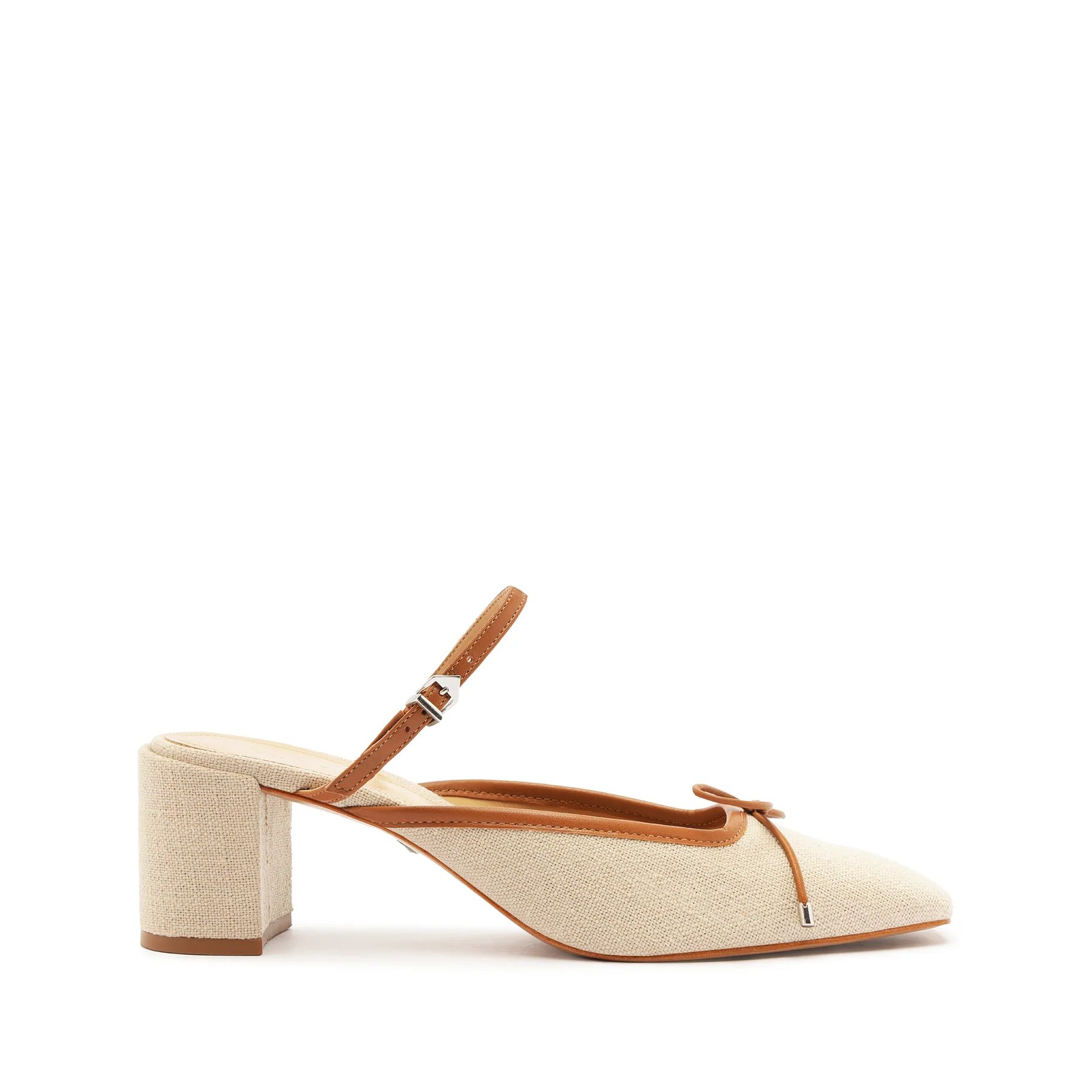 Arissa Linen Block Mule | Schutz Shoes (US)