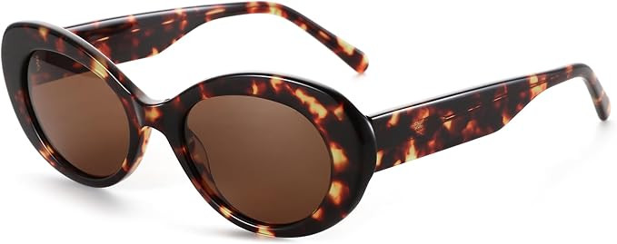 ZENOTTIC Polarized Sunglasses Women Oval: Trendy Shades for Ladies - Retro Classic Sun Glasses UV... | Amazon (US)