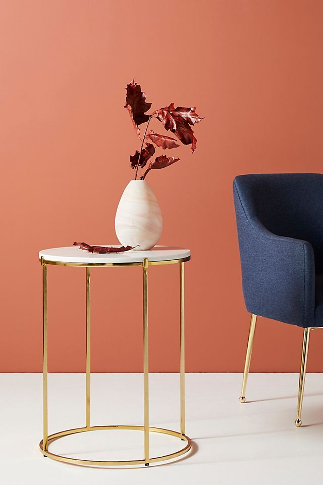 Leavenworth Marble Side Table | Anthropologie (US)