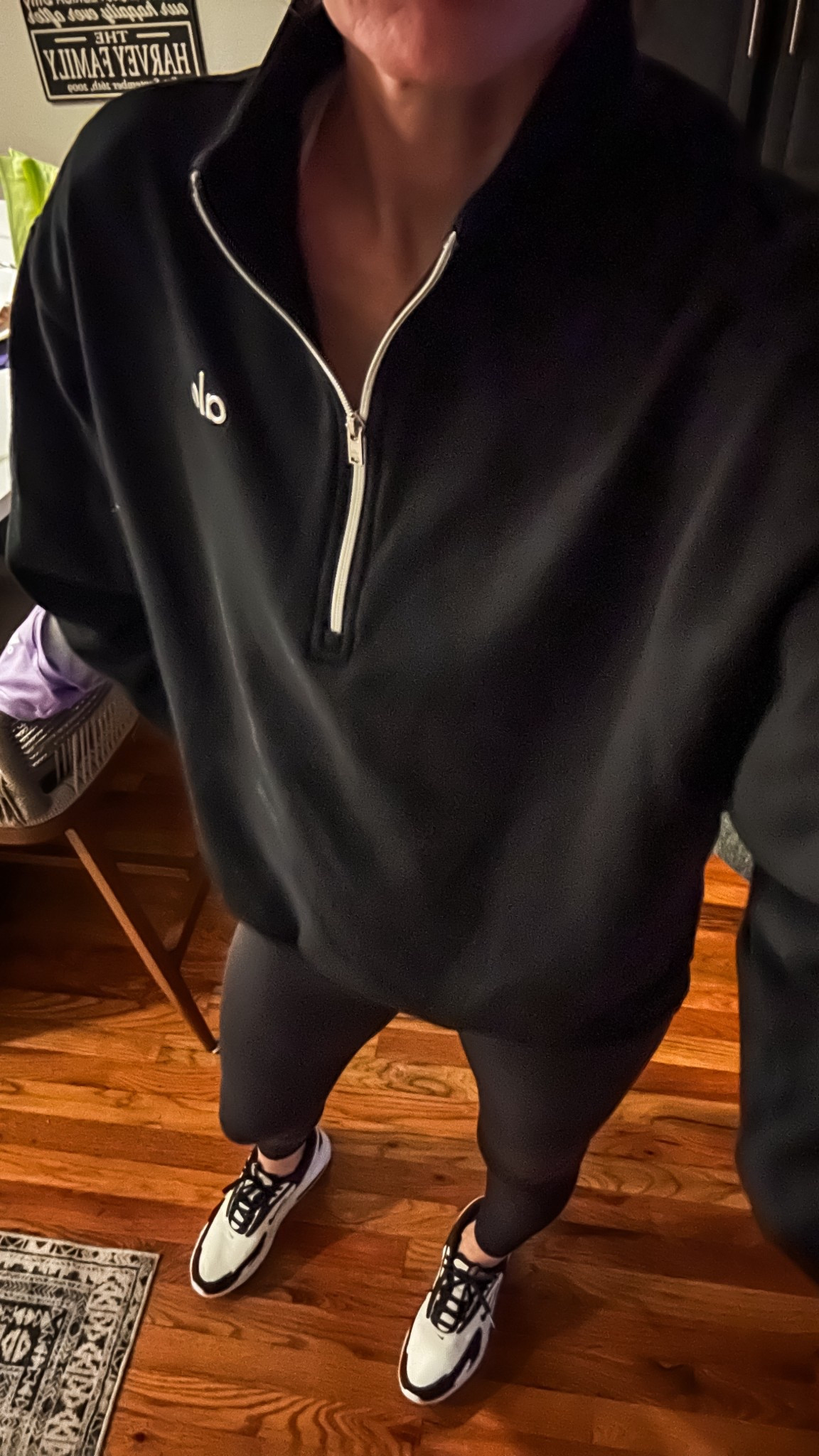 My ‘mom uniform’ these days because of how comfy they are!! 🩷 I LIVE in these leggings! 

They don’t have my exact shoe, but I liked my absolute FAVE I’ve had on repeat! 🙌🏻

I’m 6’ tall; 150 lbs; wearing medium in sweatshirt, small long in leggings & size 10 shoe!

#LTKdayinmylife #LTKOver40 #LTKActive