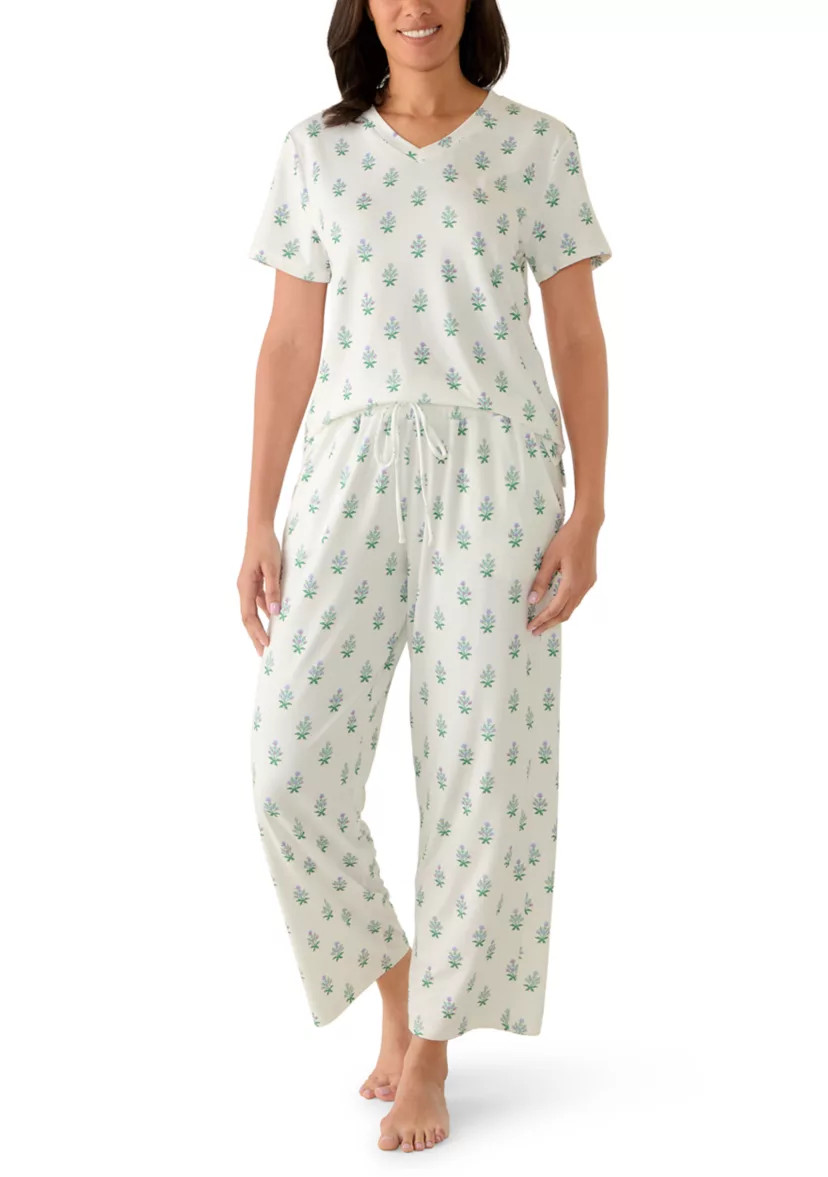 Women's Short Sleeve and Pants Pajama Set | Belk
