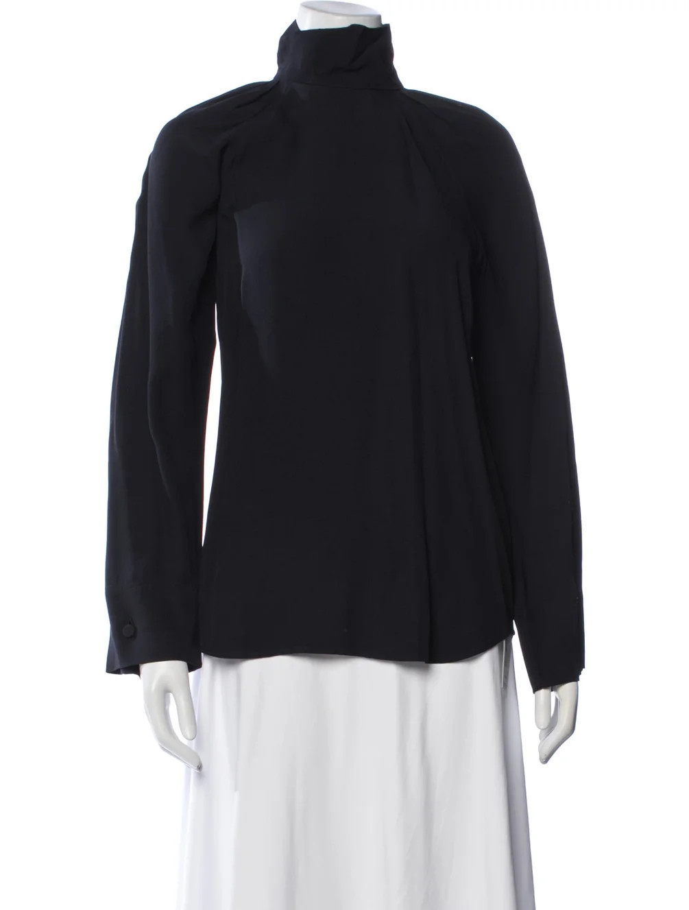 Mock Neck Long Sleeve Top | The RealReal
