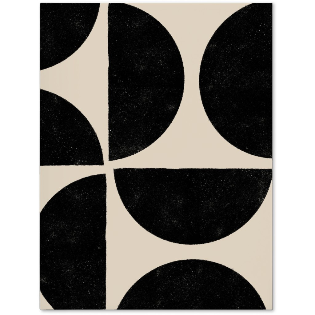 Hardcover Journals: Half Moons - Black and Cream, Beige, Pearl | Shutterfly
