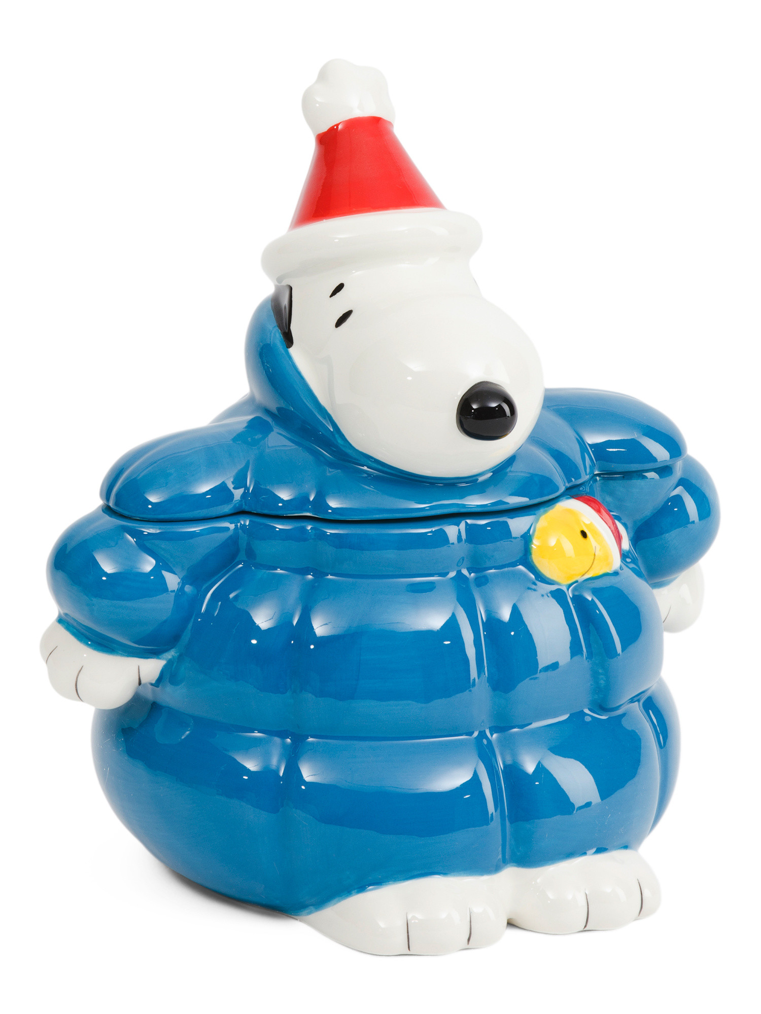 9x10 Snoopy Puffer Coat Figural Cookie Jar | TJ Maxx