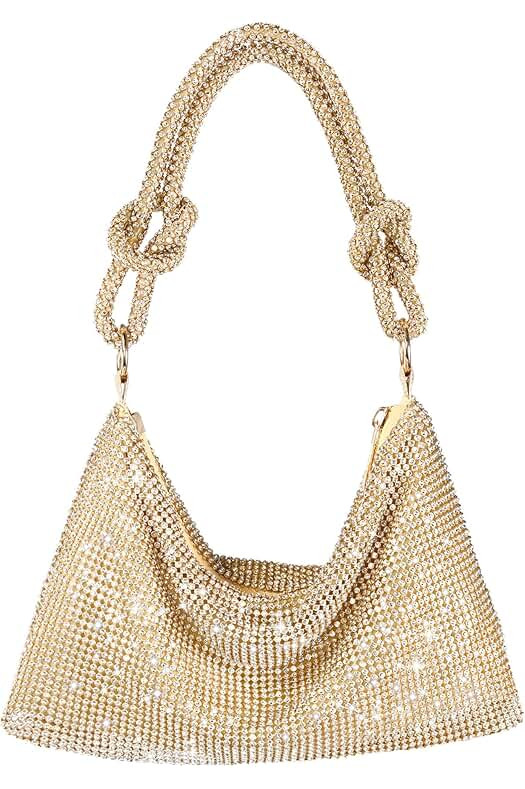 Rhinestone Gold Purse  | Amazon (US)