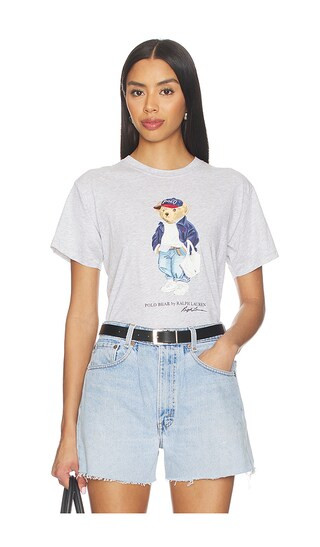 Cotton Jersey Crew T-shirt in Light Smoke Heather | Revolve Clothing (Global)
