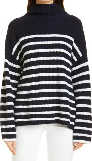 Rails Claudia Stripe Funnel Neck Sweater | Nordstrom | Nordstrom