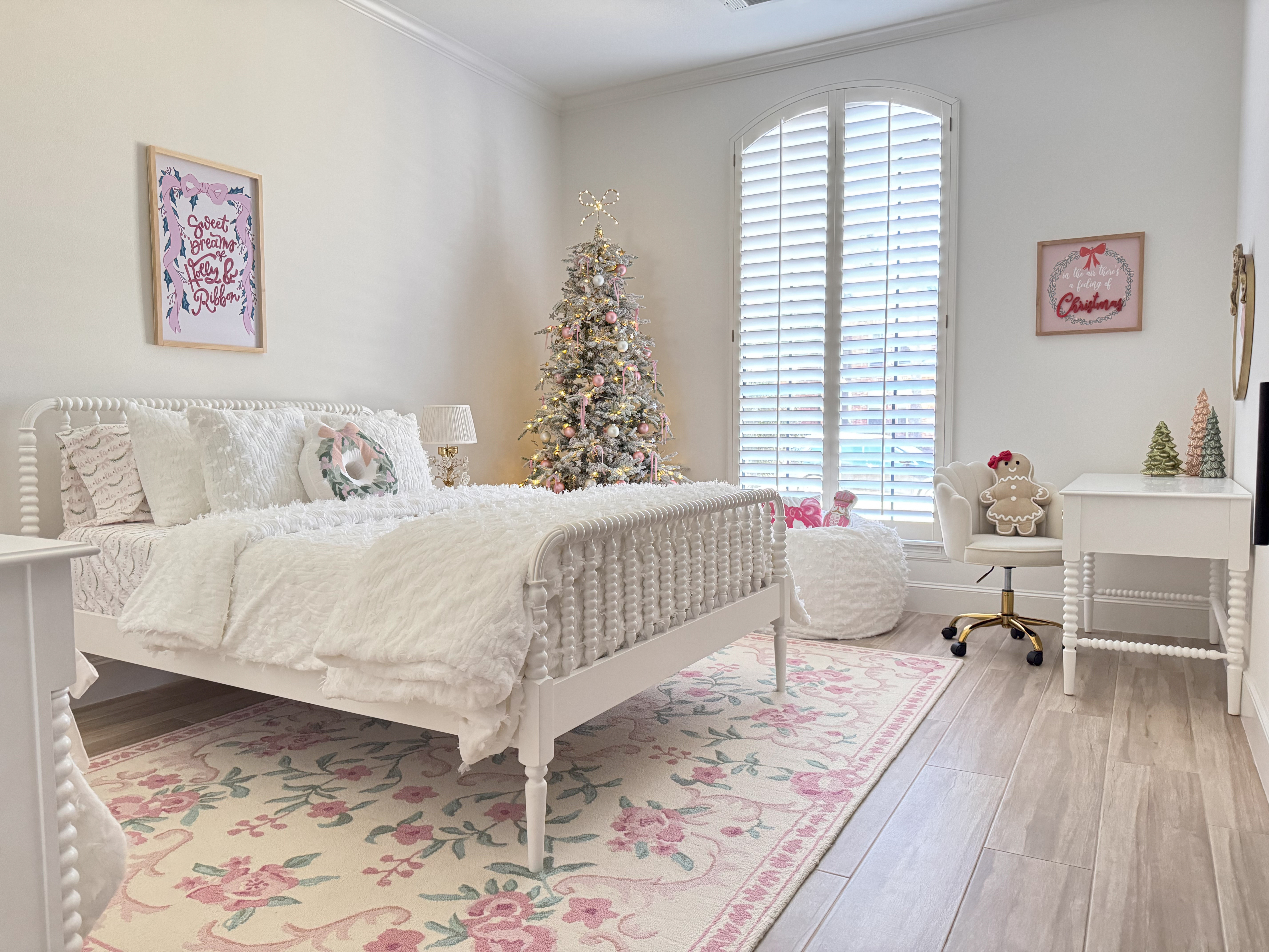 I turned Bristol’s room a Christmas dream with all the pink and bows 🎀. @potterybarnteen is the perfect destination for stylish bedding, cozy pillows, and delightful decor to create a whimsical atmosphere. If you're looking to make someone’s holiday extra special, you can't go wrong with the charming pieces from Pottery Barn Teen!  They have beautiful jewelry boxes, robes, pjs, comfy seating & more and it’s easy to shop on the app! 

#LTKHome #LTKKids #LTKHoliday