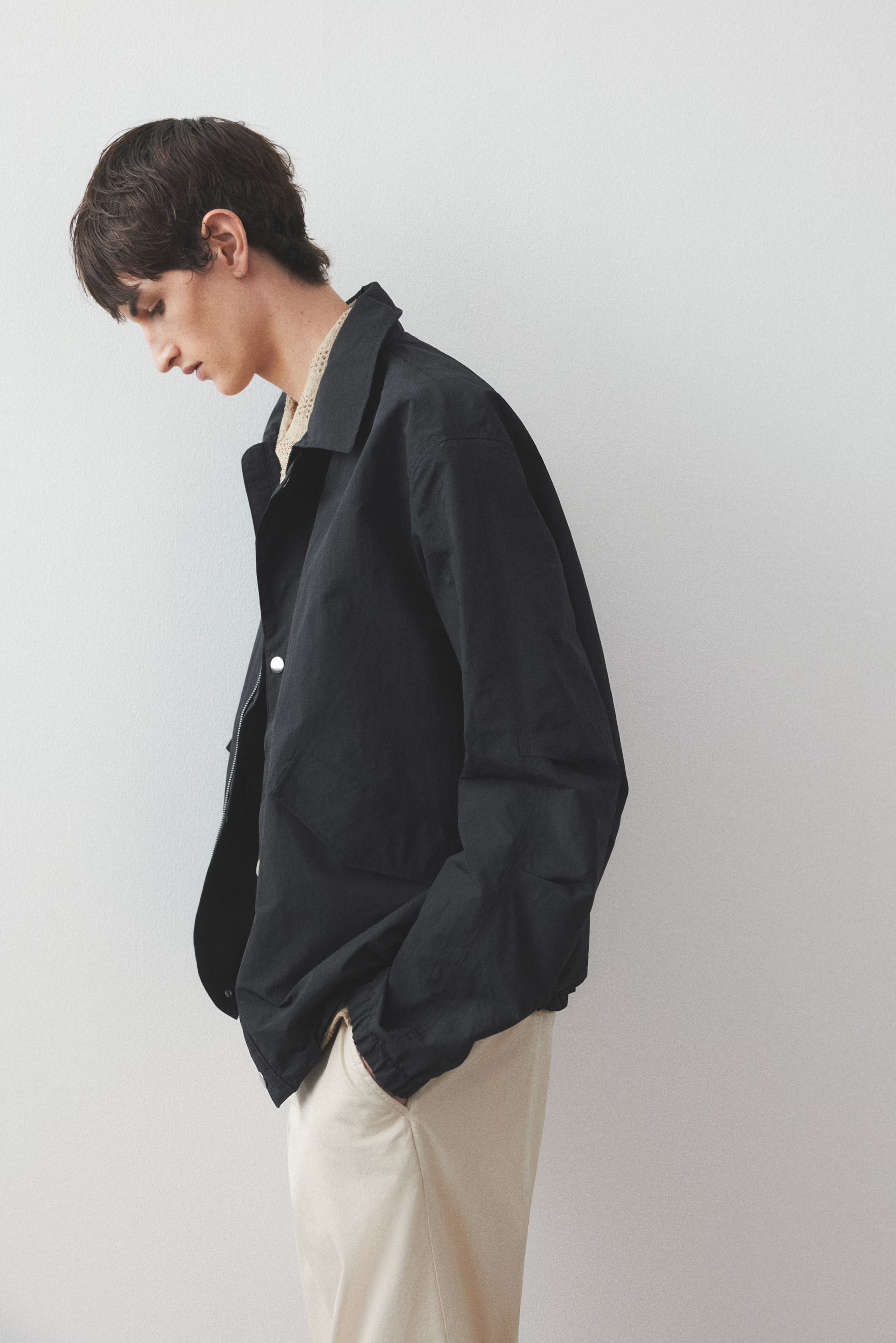Regular Fit Nylon Utility Jacket | H&M (US + CA)