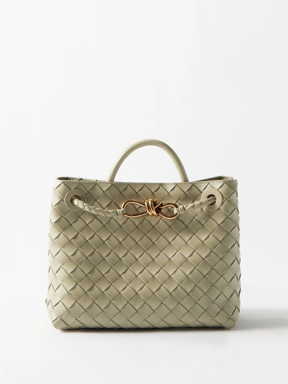 Andiamo small Intrecciato-leather handbag | Bottega Veneta | Matches (UK)