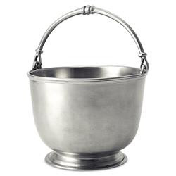 MATCH Modern Pewter Cache Pot | Kathy Kuo Home