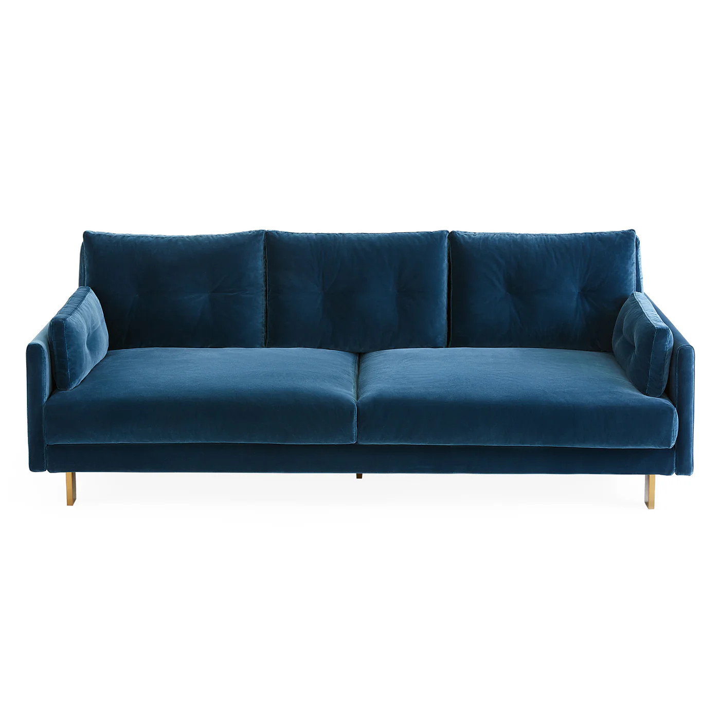 Malibu 84" Sofa in Brass and Boucle | Jonathan Adler | Jonathan Adler US