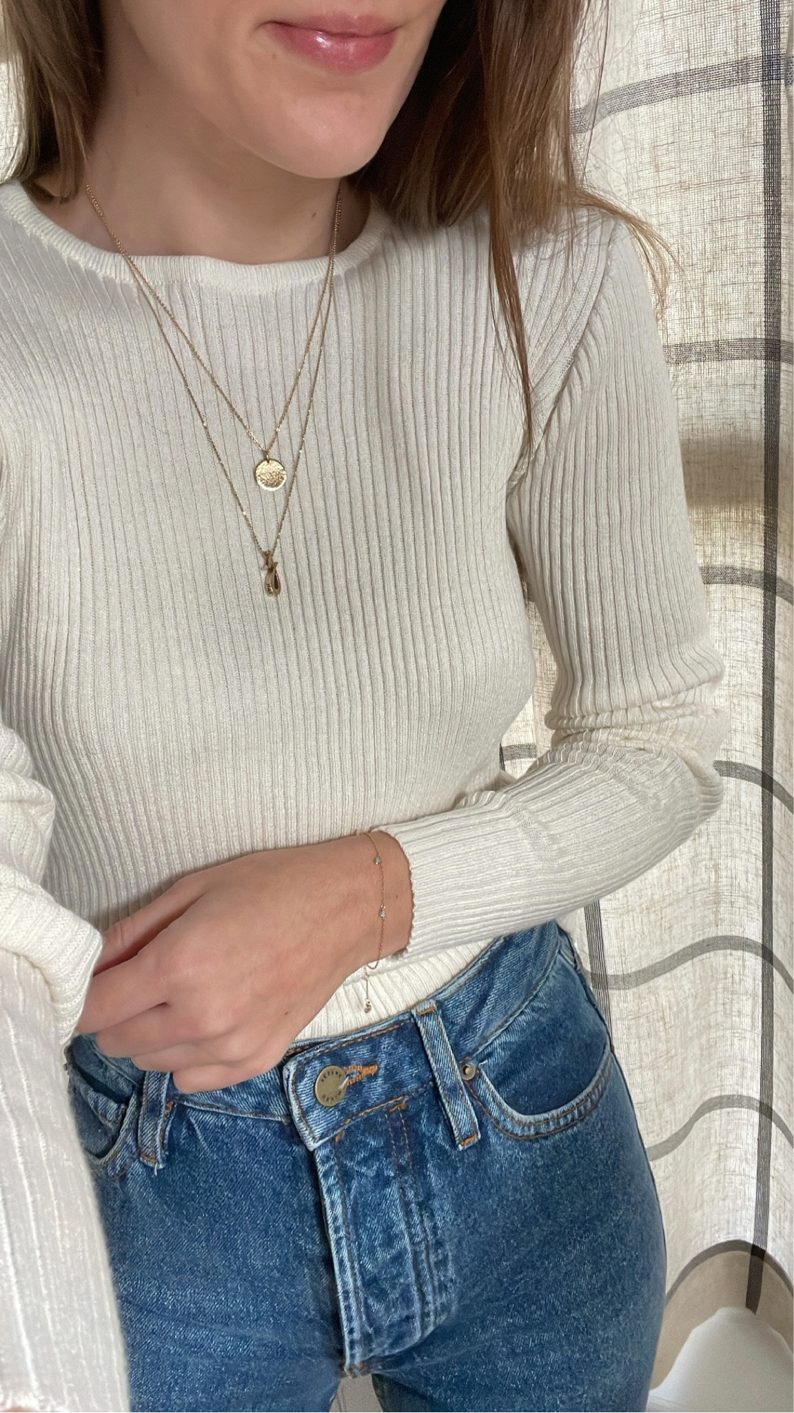 today’s simple look ft my favorite new denim, tinted lip oil and turquoise bracelet | top is Gillian Stevens

#LTKbeauty