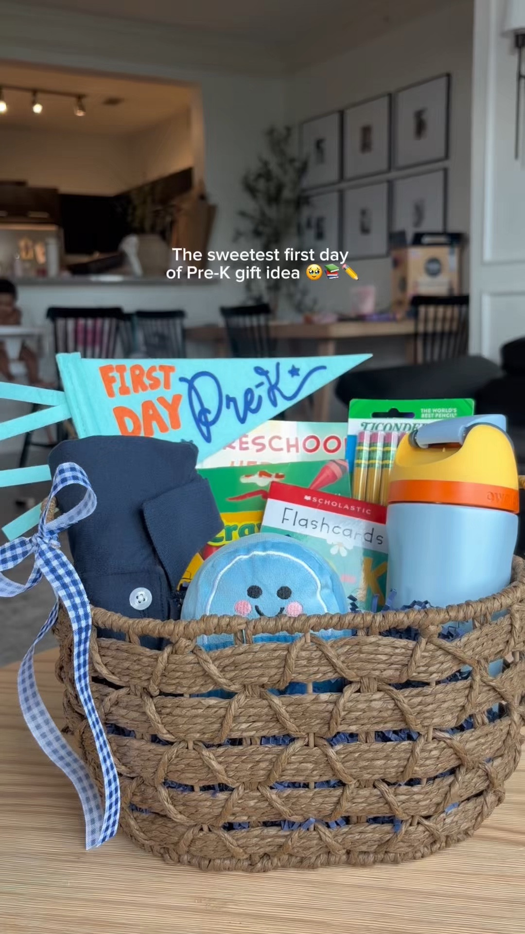 Putting together the sweetest little Pre-K basket for my boy 🥹🤍 I linked everything I could find so you can recreate it or use it as inspiration for your own little one’s first day! ✏️🎒🍎

#LTKmomlife #LTKKids #LTKSeasonal
