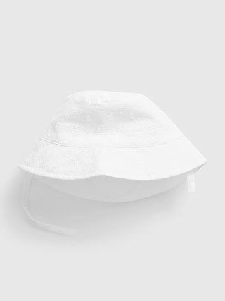 Baby Eyelet Bucket Hat | Gap (US)