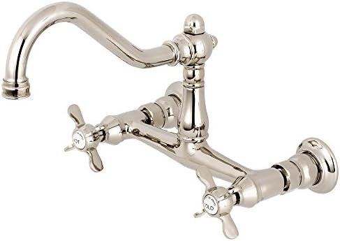 Kingston Brass KS3246BEX Essex Bathroom Faucet, Polished Nickel | Amazon (US)