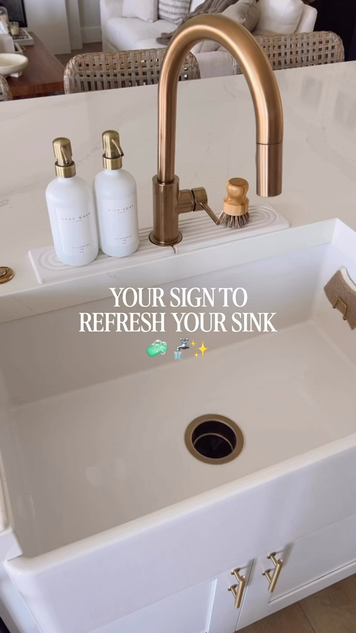 Time to refresh your sink with these Amazon kitchen finds. Kitchen cleaner, gadgets, organized kitchen