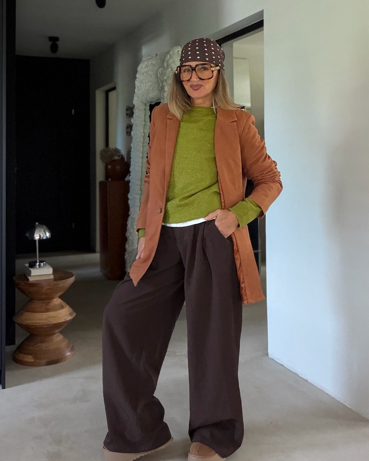 Mein ootd in den verschiedenen Naturtönen 🍁🫒🤎
Layering mit Pullover und Veloursleder

#LTKautumn #LTKstyletip