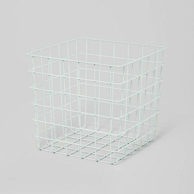 Decorative Wire Basket Square Green - Brightroom™ | Target