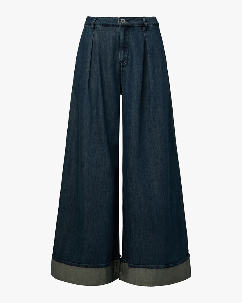 Pleated Wide Leg Jean | We Wore What