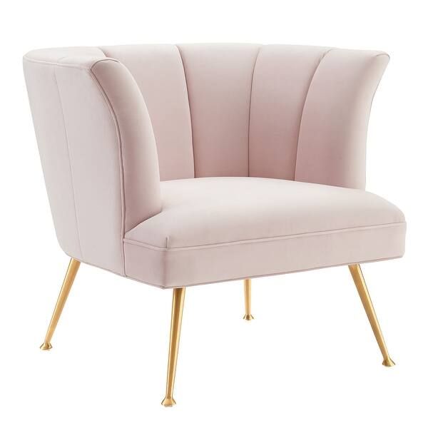 Veronica Channel Tufted Performance Velvet Armchair - Bed Bath & Beyond - 35265518 | Bed Bath & Beyond