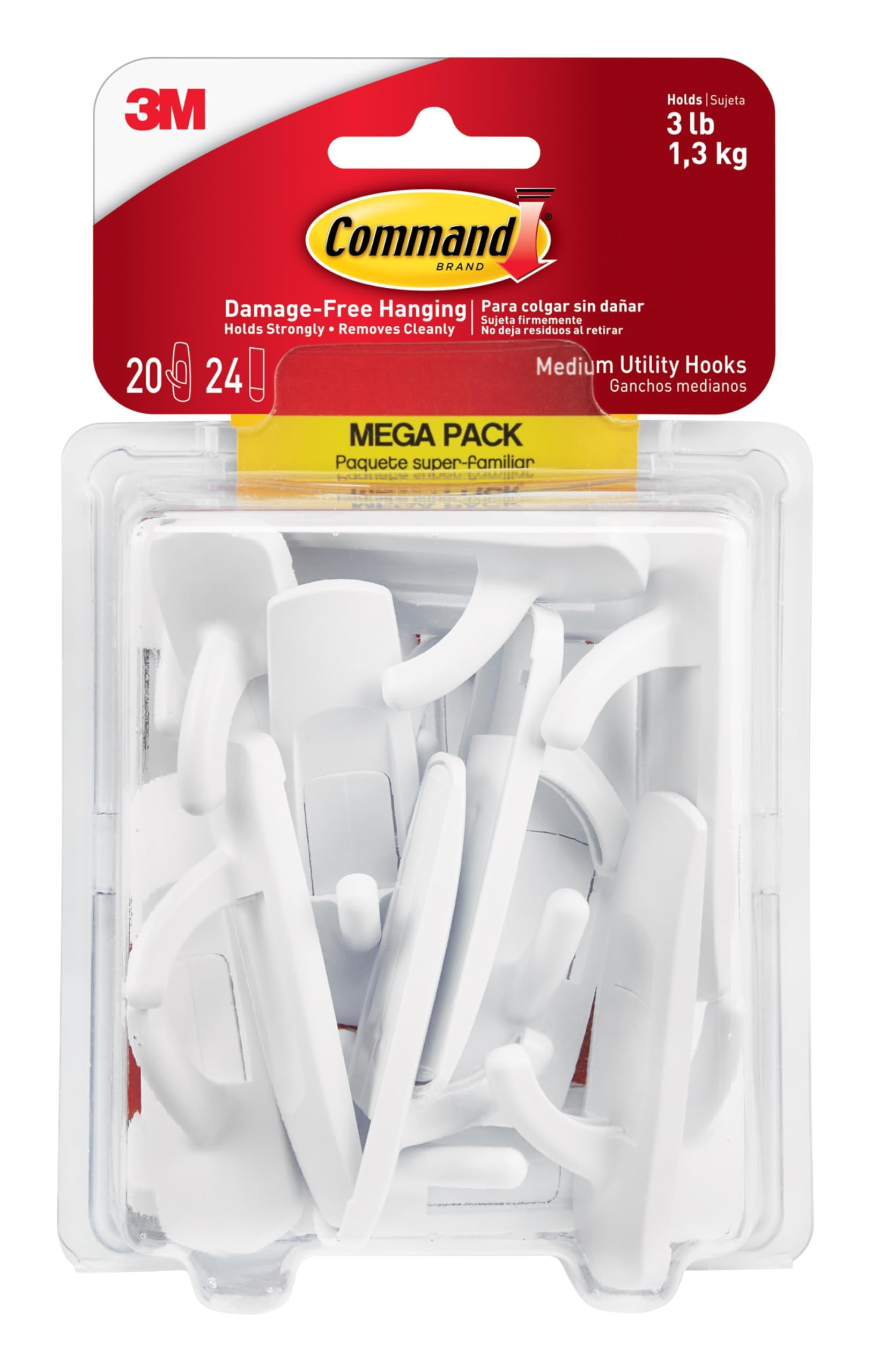 Command™ Medium Utility Hook Mega Pack | Amazon (US)