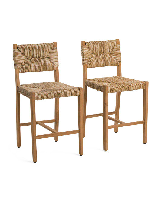 Set Of 2 Valletta Counter Stool Chairs | TJ Maxx