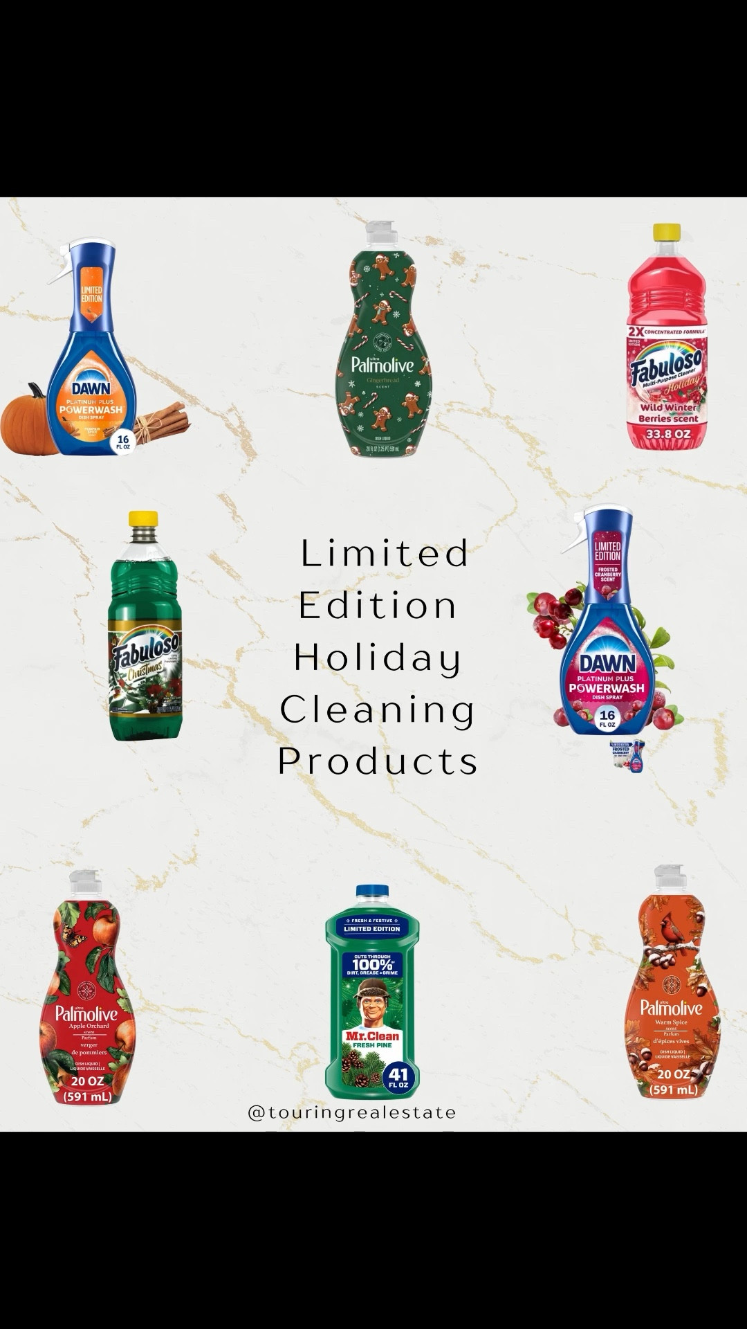 ✨ Holiday Cleaning, but Make It Festive! ✨
 I’m so excited about these limited-edition holiday scented cleaning products I found at Walmart — they make cleaning actually fun! 🧽💫

From Dawn Dish Soap and Mr. Clean to Palmolive and Fabuloso, all your favorite brands dropped the dreamiestseasonal scents — think Wild Winter Berry, Christmas Pine Tree, Warm Spice, Spiced Harvest, Apple Orchard, Gingerbread, Pumpkin Spice, and Frosted Cranberry. 🍎🎄🍂

Each one smells like the holidays in a bottle — your kitchen and home will feel so cozy and festive while you clean. I grabbed a few extras because these are limited edition and they always sell out fast! 🛒✨

If you love making your home smell amazing and switching up your cleaning routine for the holidays, you need to try these. Perfect for hosting season, cozy nights in, or just getting in that holiday mood while doing dishes!

Shop them all at Walmart — affordable, festive, and seriously so cute for your holiday home. 🏡❤️

@walmart #walmart 



#LTKHome #LTKHoliday #LTKSeasonal