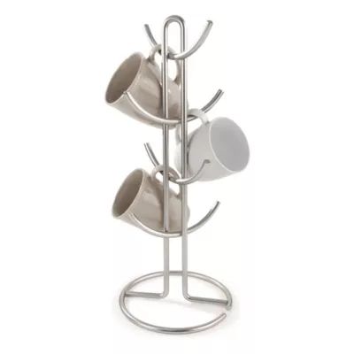 Spectrum™ Euro Metal 8-Mug Holder in Satin Nickel | Bed Bath & Beyond | Bed Bath & Beyond