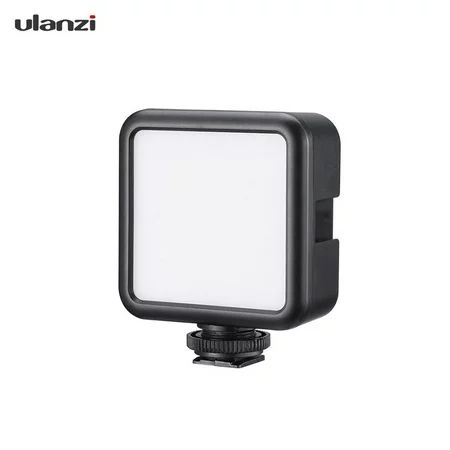 ulanzi VL49 Mini LED Video Light Photography Lamp 6W Dimmable 5500K CRI95+ Built-in Rechargeable Lit | Walmart (US)