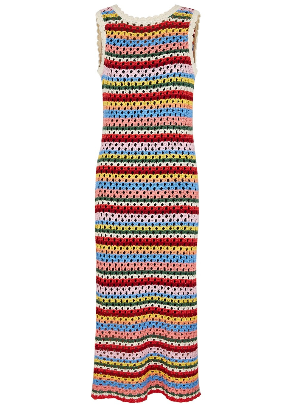 Bunty striped crochet-knit maxi dress | Harvey Nichols (Global)