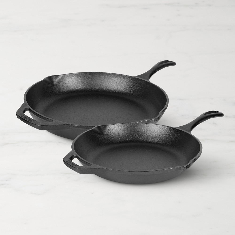Lodge Chef Collection Seasoned Cast Iron Skillet Set | Williams-Sonoma