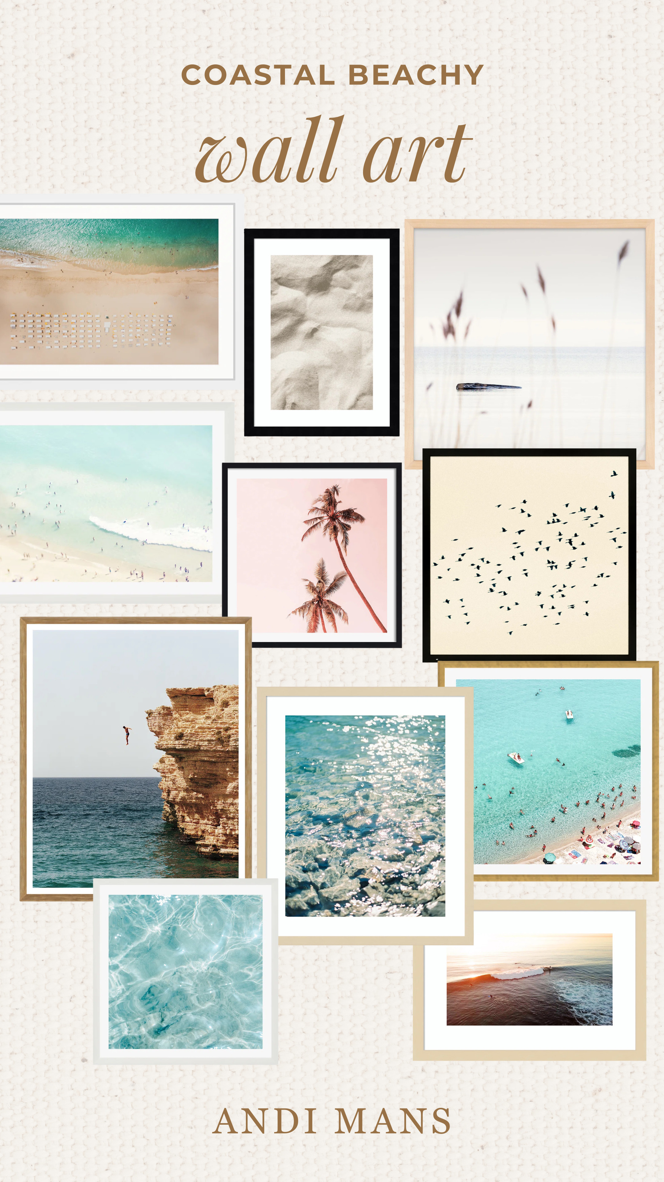 Looking to add a coastal vibe to your space? These framed prints are perfect for your living room or bedroom! My favorite picks from AllModern #beachvibes #wallart #coastalwallart 

 #LTKSeasonal #LTKHome #LTKSaleAlert