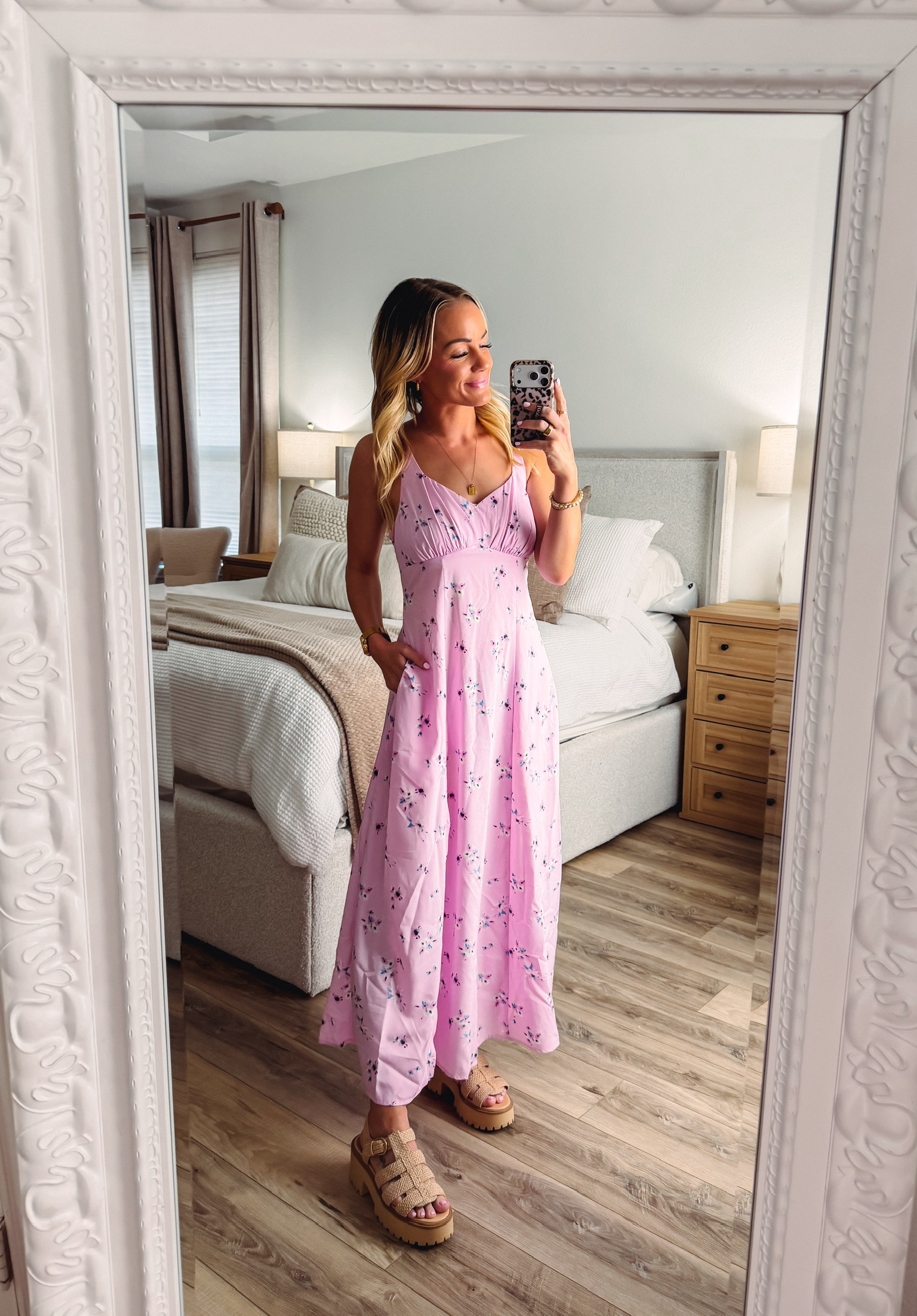 The pink color of this dress is so pretty and I love how comfortable it is!  

 #LTKMothersDay #LTKootd #LTKSeasonal