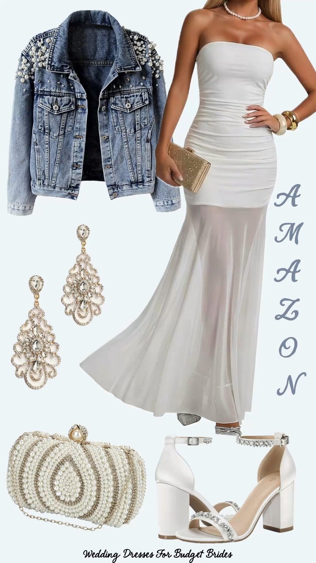 Bride outfit idea, all on Amazon.

#LTKootd #LTKWedding #LTKSeasonal