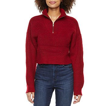 Arizona Juniors Womens High Neck Long Sleeve Pullover Sweater | JCPenney