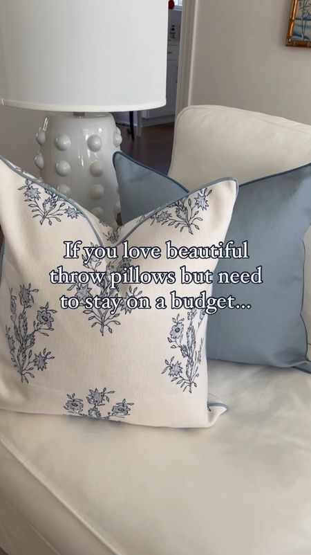 Throw pillow covers, Amazon home, Amazon finds, throw pillow, home decor, blue and white, grandmillennial, preppy

#LTKfindsunder50 #LTKhome #LTKVideo