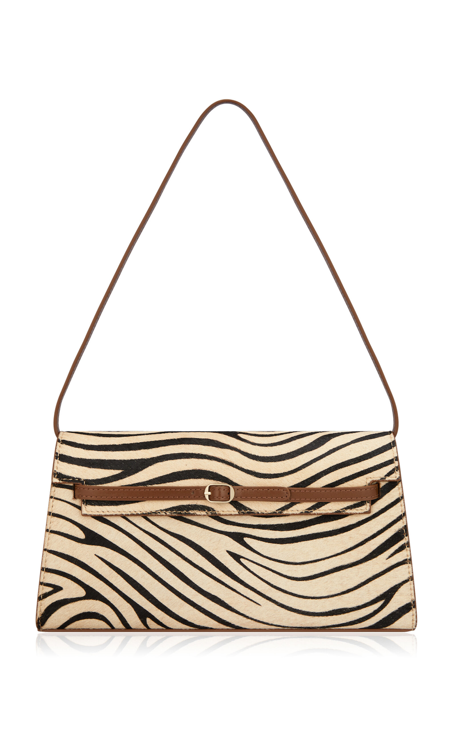Zebra-Print Pony Hair Shoulder Bag | Moda Operandi (Global)