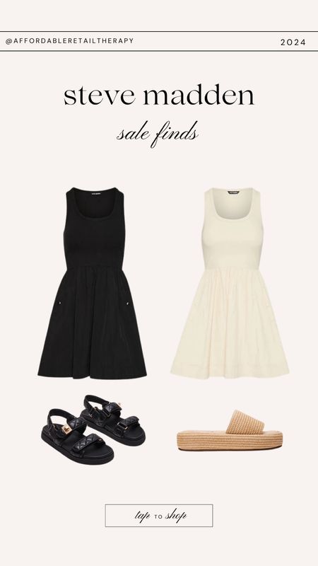 Steve Madden finds
Summer dress
Sandals
Dress with pockets 
Vacation outfit
White dress
Black dress


#LTKStyleTip #LTKSaleAlert #LTKFindsUnder50