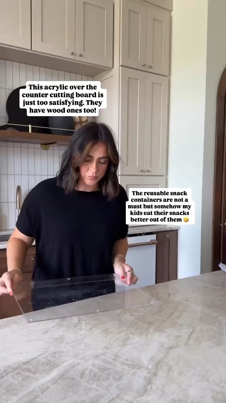 This acrylic cutting board is so aesthetic and functional! I love anything that makes packing school lunches easier or making snacks fun! 
#founditonAmazon #PrimeDay2025

Amazon Prime Day 2025, Amazon prime finds, Amazon home, Amazon kitchen finds

#LTKSeasonal #LTKHome #LTKSaleAlert