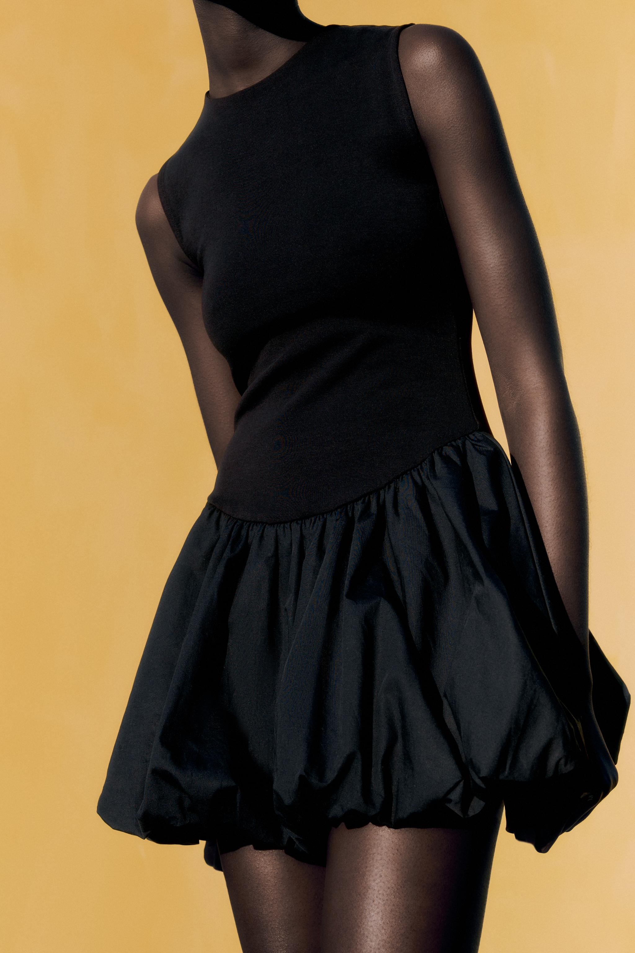 INTERLOCK COMBINATION DRESS | Zara US