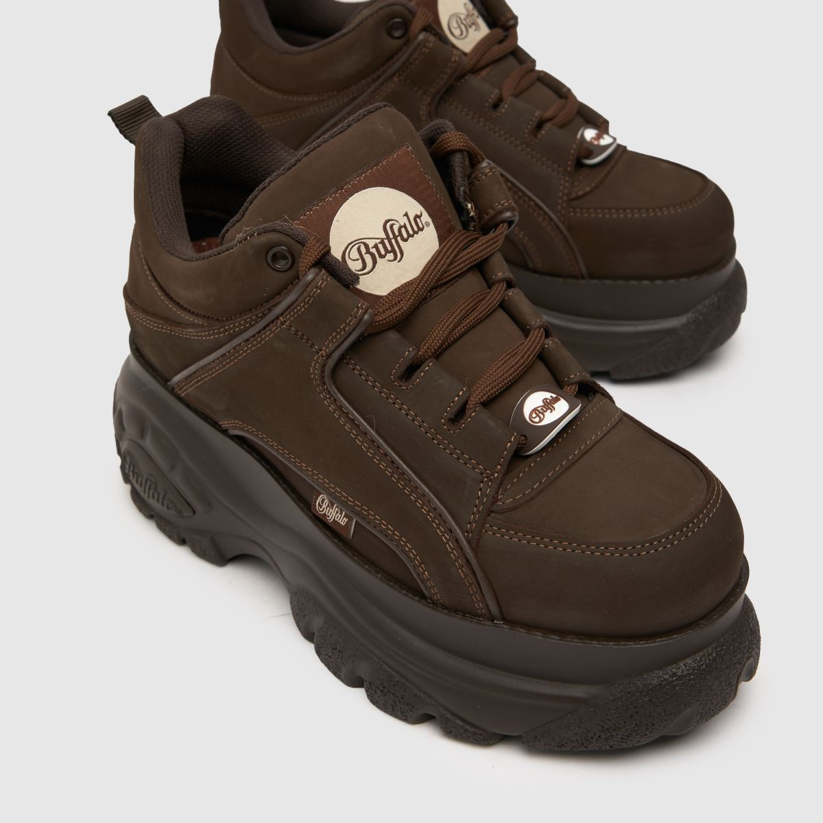 Womens Brown Buffalo London Classic Low Trainers | schuh | Schuh